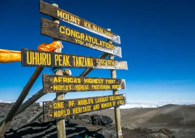 THE ASCENT OF KILIMANJARO (from $2400/pers)